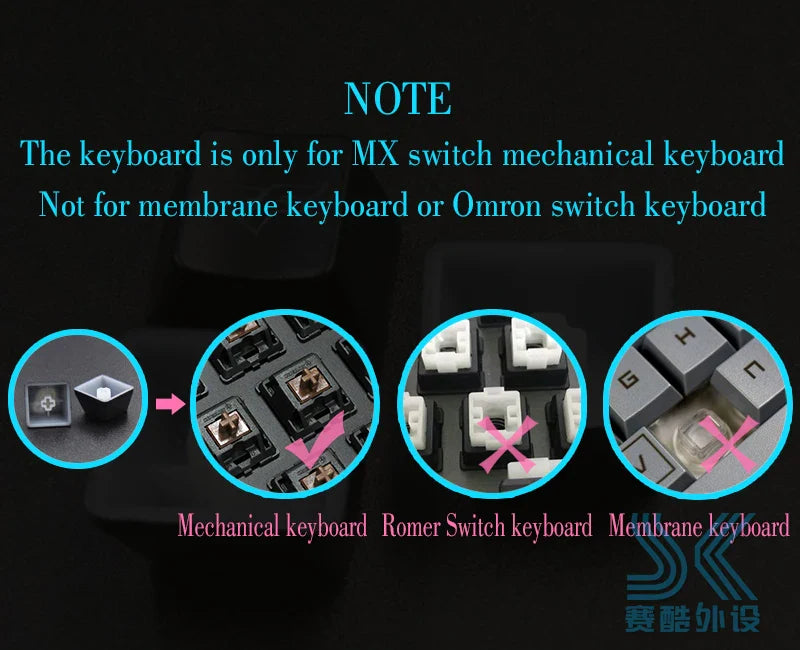 CS GO Gaming keycaps Key Button CF key caps game keycap Game Accessories Personality Pervious ABS Cap for Mechanical keyboard
