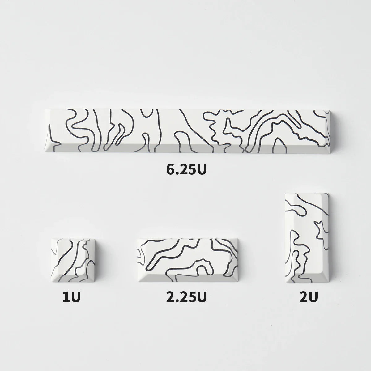 Coral Sea Keycap 4PCS Keycaps Cherry Profile Dye-Sub PBT keycaps Space Bar 6.25U ESC Enter Custom Keycap For Mechanical Keyboard