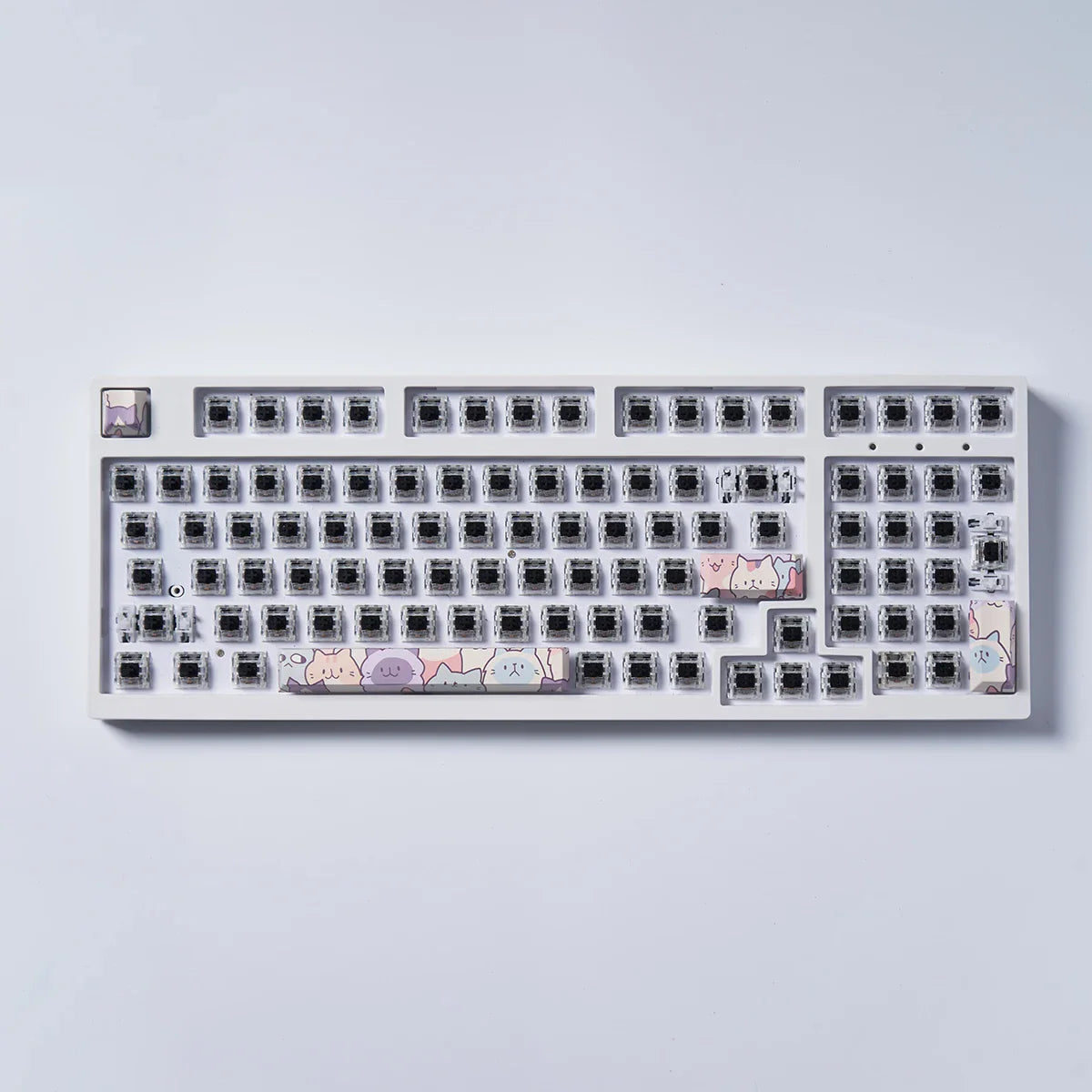 Coral Sea Keycap 4PCS Keycaps Cherry Profile Dye-Sub PBT keycaps Space Bar 6.25U ESC Enter Custom Keycap For Mechanical Keyboard