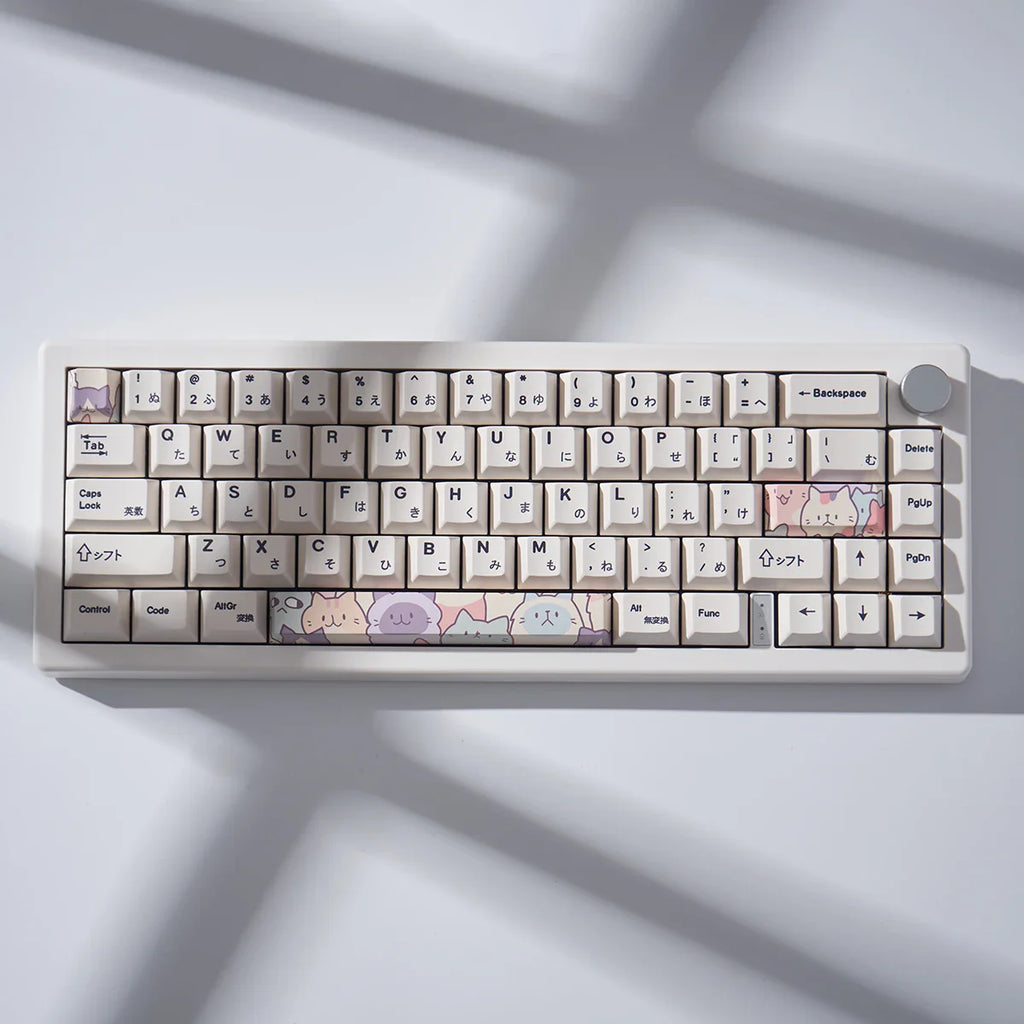 Coral Sea Keycap 4PCS Keycaps Cherry Profile Dye-Sub PBT keycaps Space Bar 6.25U ESC Enter Custom Keycap For Mechanical Keyboard