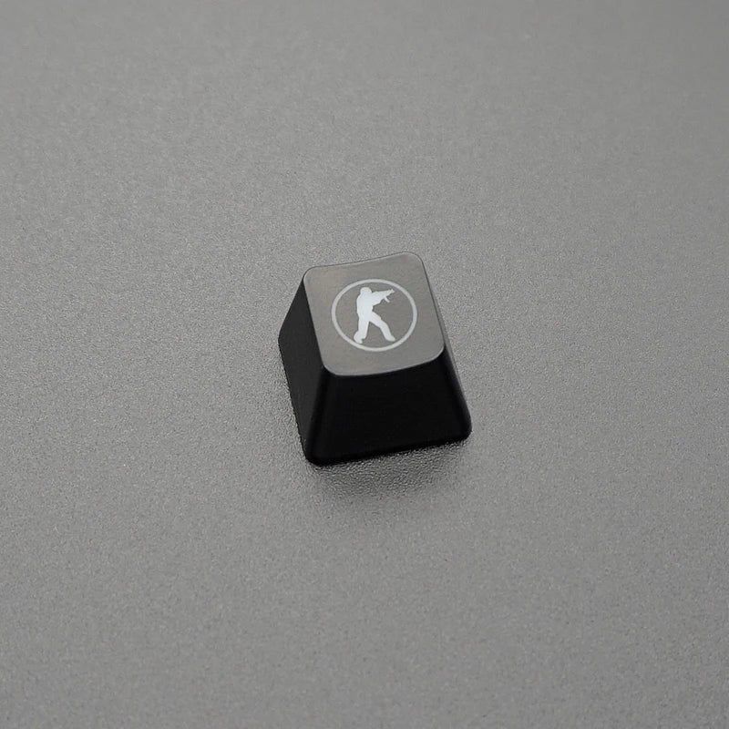 CS GO Gaming keycaps Key Button CF key caps game keycap Game Accessories Personality Pervious ABS Cap for Mechanical keyboard